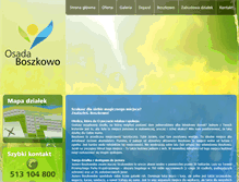 Tablet Screenshot of boszkowodzialki.pl